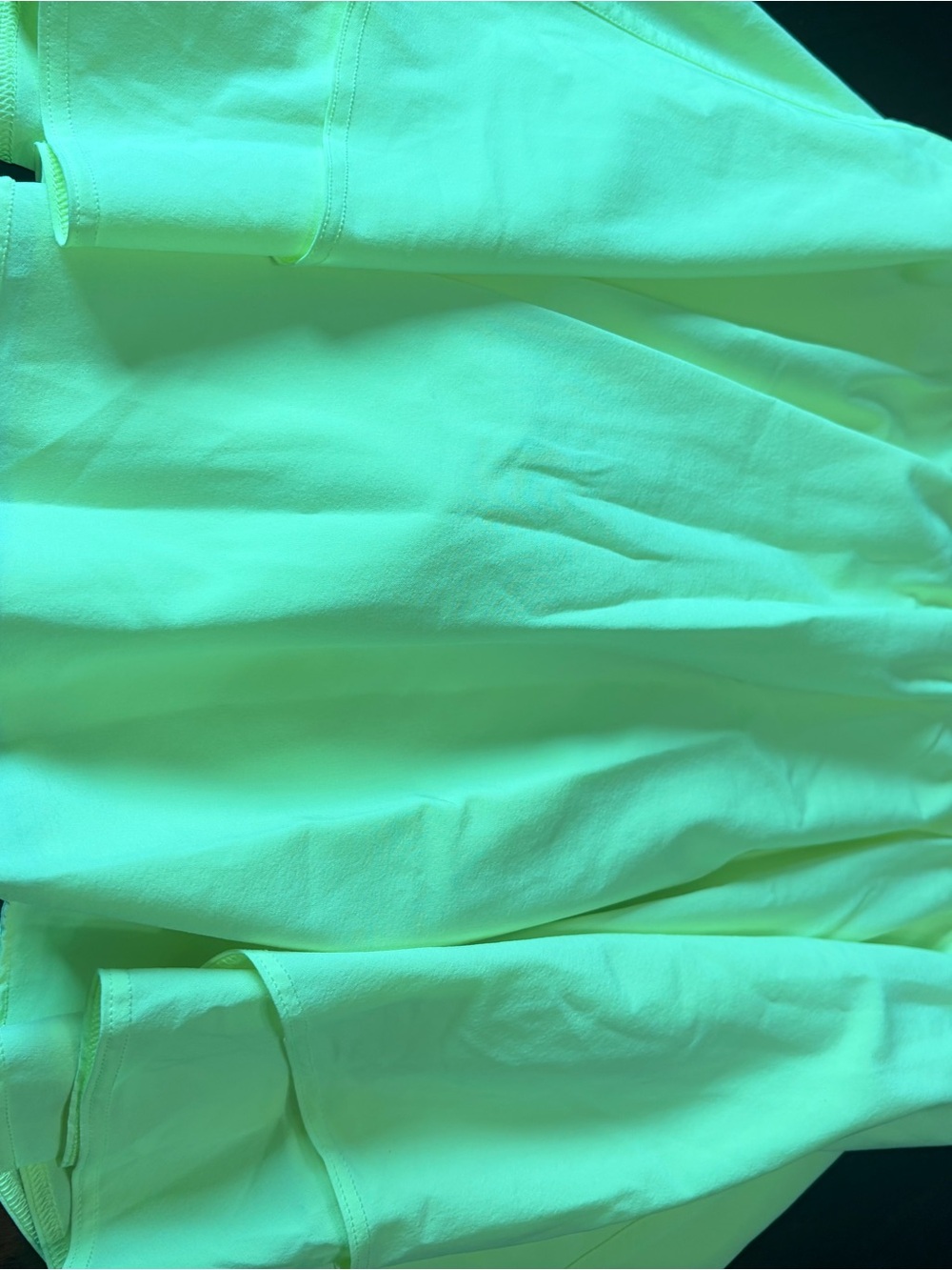 lululemon athletica Neon Mint Green Athletic Skirt